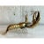Late 20th Century Late 20th Century Vintage Boho Monumental Polished Brass Lobster For Sale - Image 5 of 8