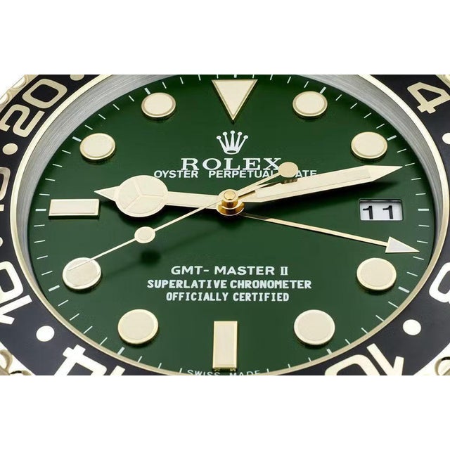 Rolex Dealer's Oyster Perpetual Advertising Wall Clock, Battery-Powered, Swiss movement. Rolex wall clock of a Swiss...