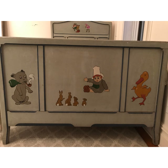 Children's Antique French Bed Frame For Sale - Image 4 of 6