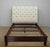 Queen Bed by Stickley. Store item #569. It features tufted headboard and reeded rails and footboard.