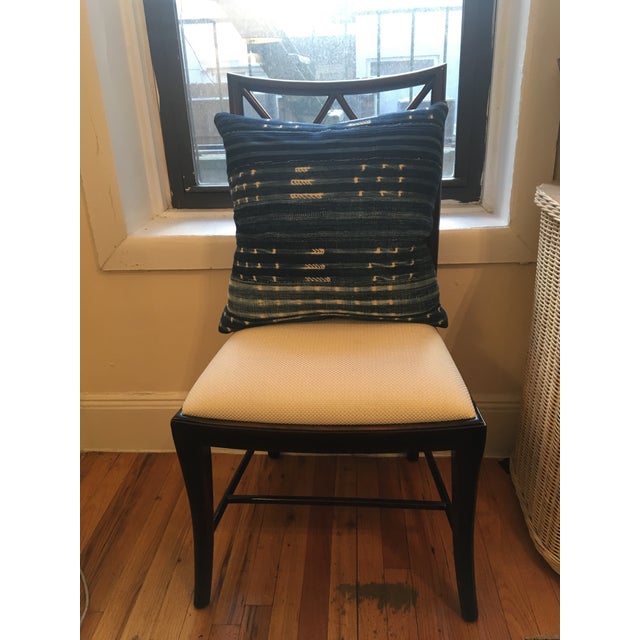 Dransfield & Ross Indigo Patched Pillow Chairish