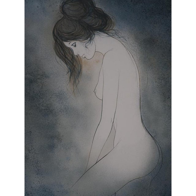 Bernard CHAROY (1931-2024) Dominica on blue background Original color lithograph Signed in pencil Justified Artist's proof...