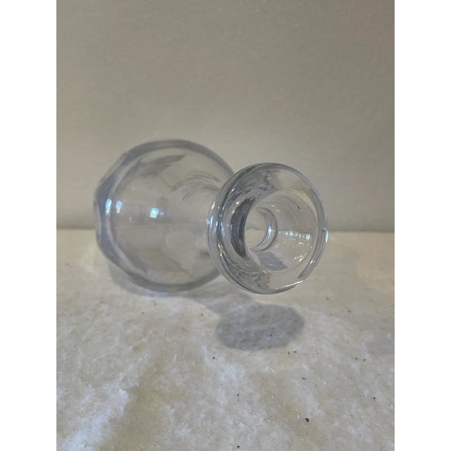 William IV Antique English Regency Panel Cut Decanter For Sale - Image 3 of 4