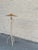 Modern 20th Century Modern Brass Floor Lamp With Tray Shade and Tripod Base For Sale - Image 3 of 10
