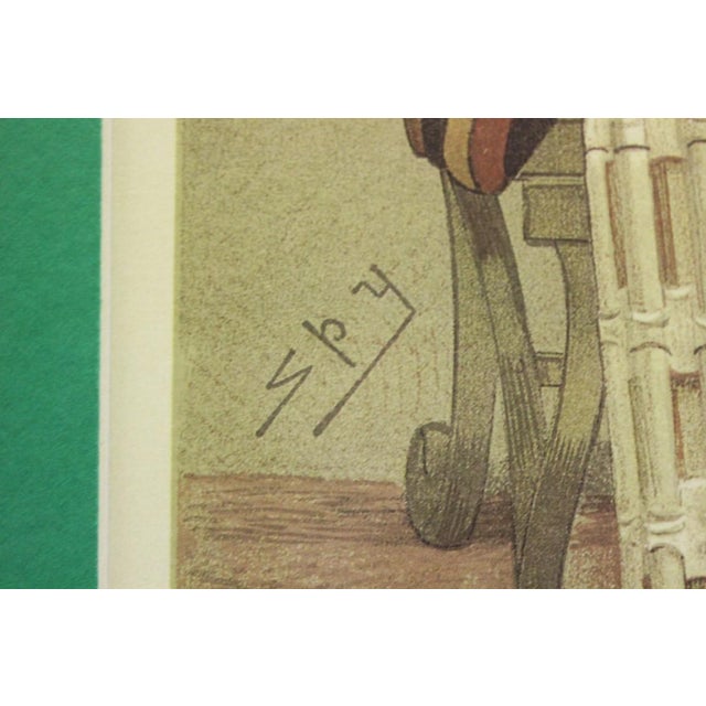 Late 19th Century Late 19th Century Yorkshire Cricket Traditional Reproduction Print For Sale - Image 5 of 6