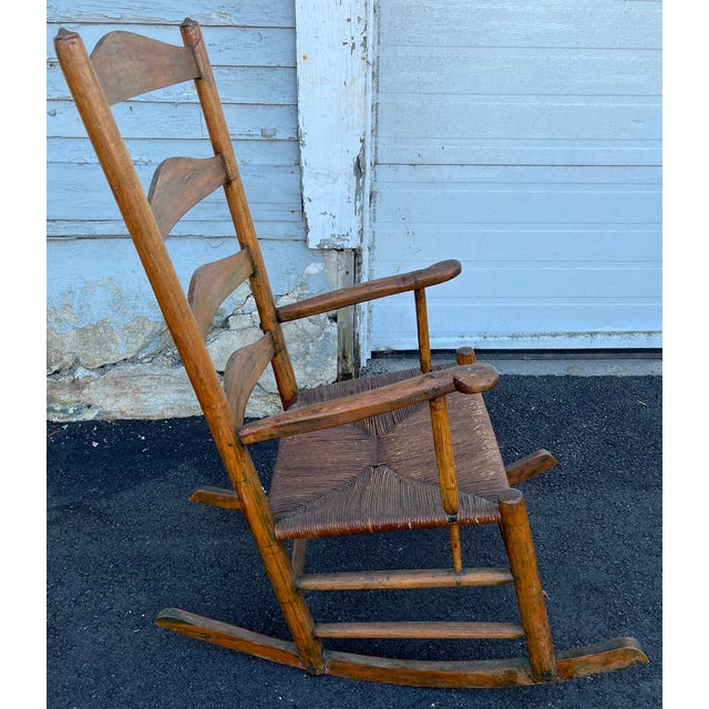 Antique Shaker Rocker With Arms Chairish
