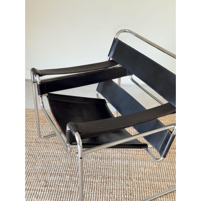 Wassily B3 Lounge Chair attributed to Marcel Breuer for Gavina, 1970s For Sale - Image 14 of 18