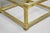 Metal Vintage Mastercraft Hollywood Regency Square Brass Coffee Table Base Only For Sale - Image 7 of 16