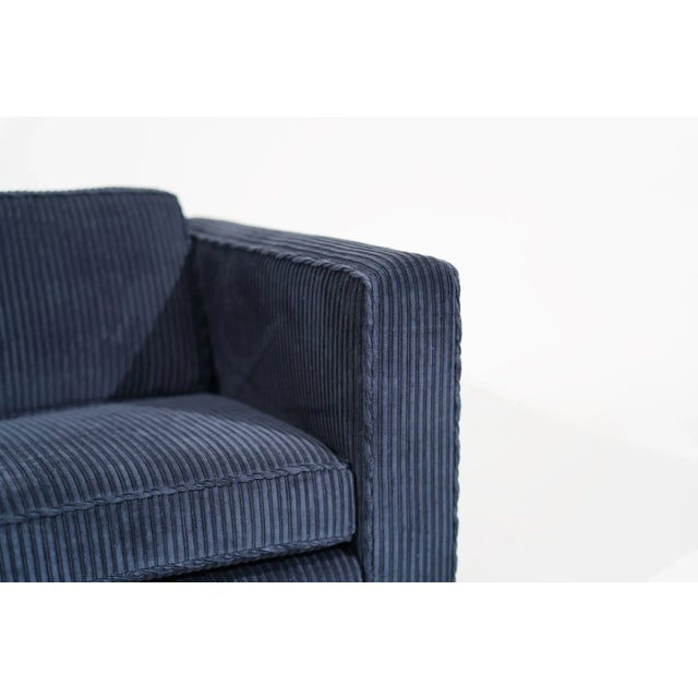 Navy Blue Low Profile Lounges by Milo Baughman, Circa 1970s For Sale - Image 8 of 12