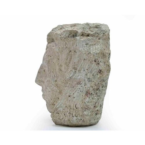 Sirio Pellegrini, Head Sculpture, Ceramic, 1960s For Sale - Image 3 of 5