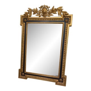 Vintage Carvers' Guild Laurel Crown Neo-Classic Wall Mirror (Style #0015) – Excellent Condition For Sale