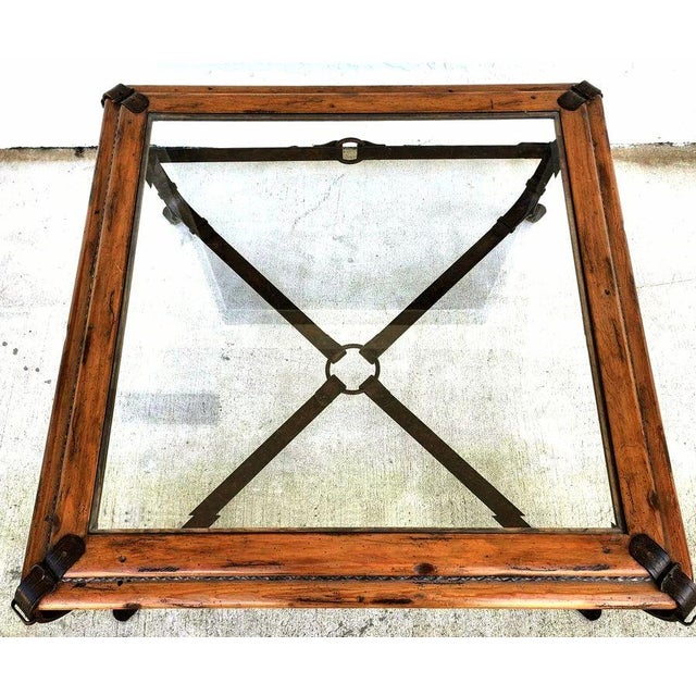 Metal Equestrian World Adnet Hermès Pair of Matching Side Tables For Sale - Image 7 of 8