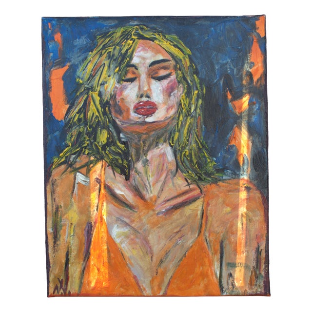 Natalia Vypritskaia, Flame, Oil on Canvas For Sale