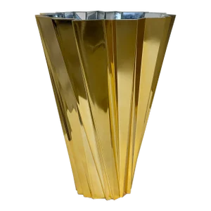 Mario Bellini Shanghai Gold Vase for Kartell