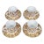 1990s Emilio Bergamin Taitu Diva Gold Dot Demitasse Set- 8 Pieces For Sale