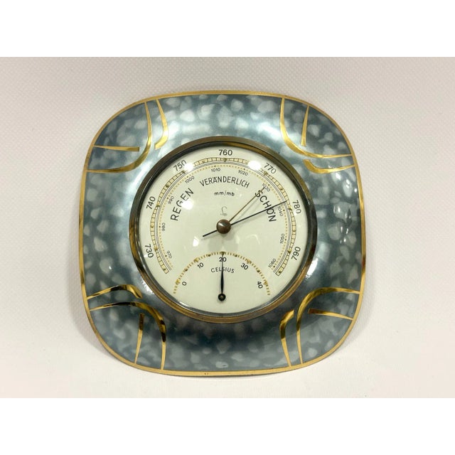 Mid-Century Modern Mid-Century German Weigel Optik Foto Brass Weather Station, 1960s For Sale - Image 3 of 7