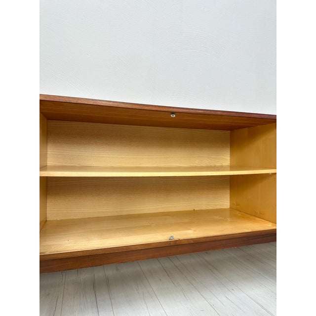 Large Vintage Minimalistic Walnut Sideboard, 1960s For Sale - Image 11 of 15