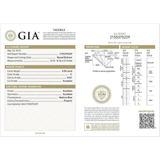 GIA Certified Natural 0.69CTS VVS E Diamond Solid 950 Platinum Designer Ring, size 4 For Sale - Image 11 of 11