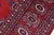 Rustic Bokhara Red/Blue Hand Knotted Wool Rug For Sale In New York - Image 6 of 9