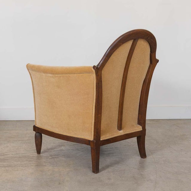 1930s French Art Deco Club Chair For Sale - Image 10 of 14