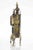 Victorian Brass and Art Glass Table Clock, UK, Late 19th Century For Sale - Image 3 of 6
