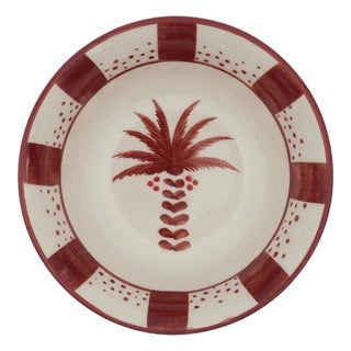 Johanna Ortiz Uncu Red Palma Real Bowl, Set of 2 For Sale