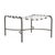 Brown Jordan Kantan Aluminum Suncloth Ottoman, Mica frame with White fabric For Sale - Image 12 of 12