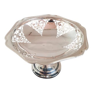 Sterling Silver Cake Stand from Walker & Hall, Sheffield, 1920 For Sale