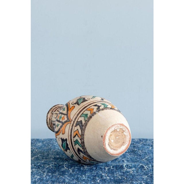 Tunisian Pottery Qallalin Vase, 18th Century For Sale - Image 9 of 10