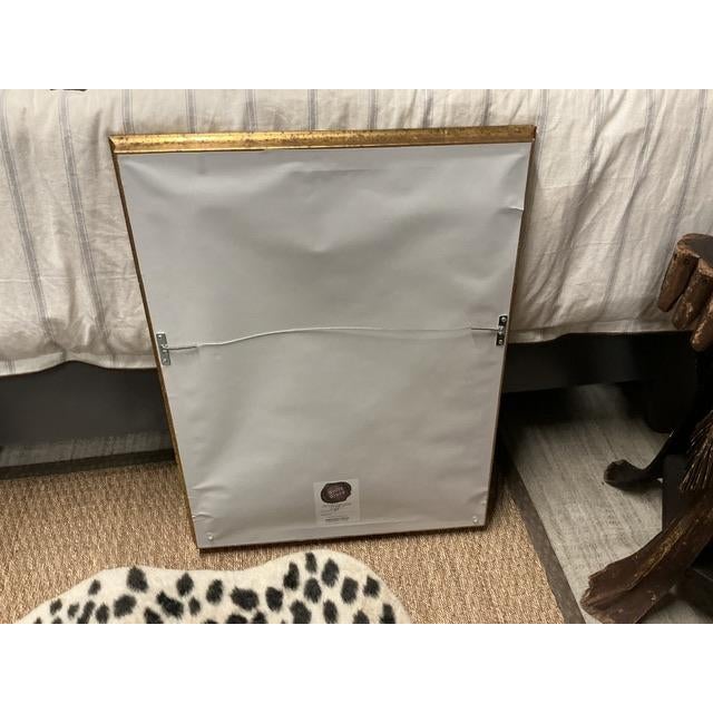 Fantastic antique French tapestry framed in lovely gilt wood frame. This tapestry was found in Paris as part of a...