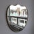 Gio Ponti Vintage Italian Wall Mirror with Brass Frame in the style of Gio Ponti, 1960s For Sale - Image 4 of 16