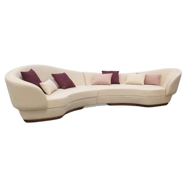Mousgoum Sofa by Alma De Luce For Sale - Image 10 of 10