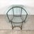 1970s Neoclassical Brass and Octagonal Glass Accent Side Table in the Style of La Barge For Sale - Image 12 of 16