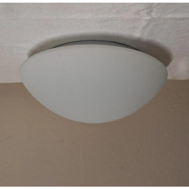 White Vintage German Ceiling Lamp from Niermann, 1990s For Sale - Image 8 of 8