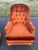 Mid-Century Modern Pair of Vintage 1970s Swivel Rocker Chairs - Bronze Tufted Velvet (Kroehler/Middletown) For Sale - Image 3 of 17