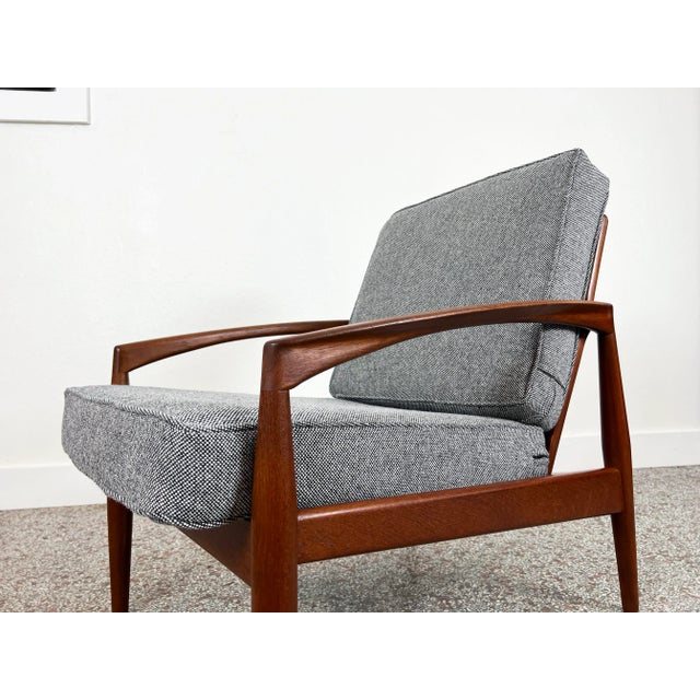 Kai Kristiansen Kai Kristainsen Paper Knife Chair in Teak for Magnus Olesen For Sale - Image 4 of 13