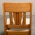 Dutch Art Deco Amsterdam School Dining Chairs in Oak and Light Fabric, 1930s, Set of 4 For Sale - Image 15 of 16