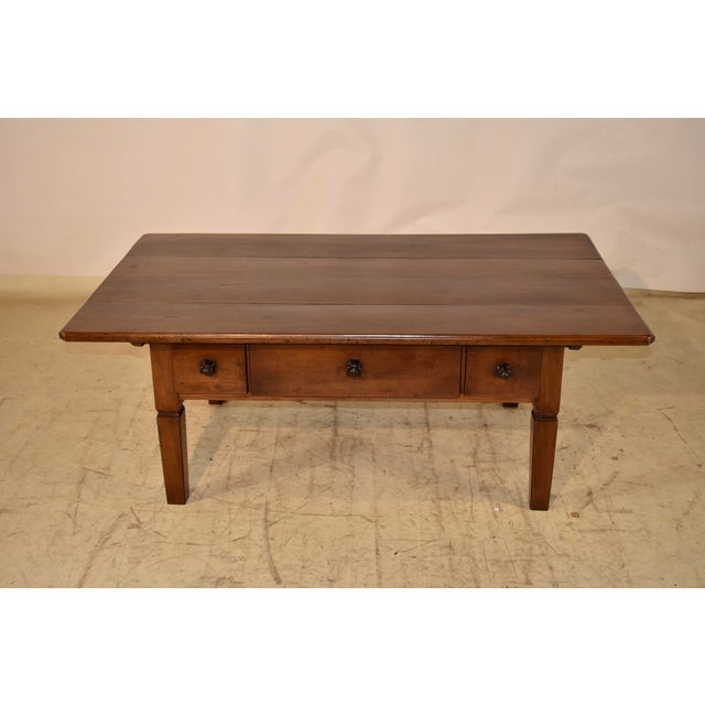 Early 19th Century Early 19th Century Walnut Coffee Table For Sale - Image 5 of 14
