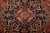 Heriz Rug 9’10” X 12’4” Red Wool Traditional Hand-Knotted Oriental Carpet For Sale In Philadelphia - Image 6 of 15