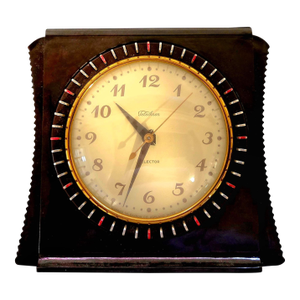 Vintage 1940s Telechron "Selector" Model 8h55 Bakelite Electric Clock & Household Timer