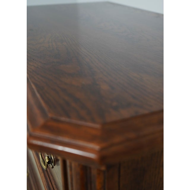 Wood Thomasville Oak 6 Drawer High Chest For Sale - Image 7 of 16