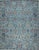 8x10 Turquoise Traditional Floral Oushak Hand Knotted Wool Carpet Rug For Sale