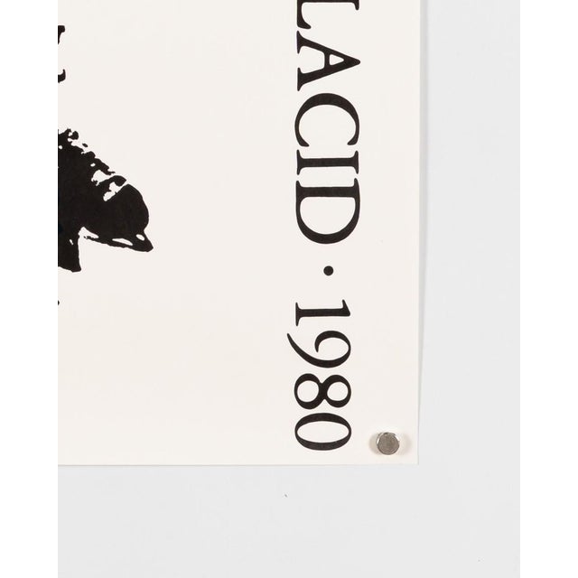 1980s Lake Placid Ice Hockey Olympic Poster by Robert Madden, 1980 For Sale - Image 5 of 9