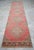 Vintage Turkish Runner Rug Hand-Knotted Coral Pink Hallway Runner Authentic Oushak Rug 3x13 Ft Approx For Sale - Image 6 of 13