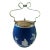 Late 19th Century Wedgwood Jasperware Cobalt and White Ice Bucket With Lid For Sale