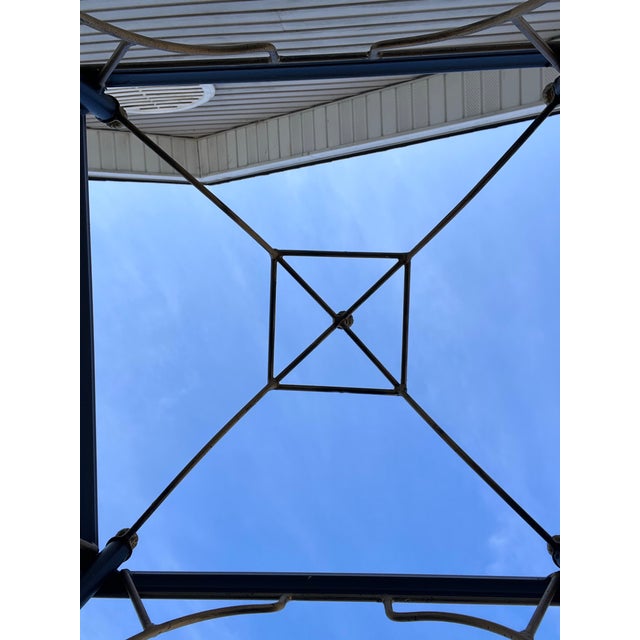 Black Pair of Hollywood Regency Black & Brass Pagoda Étagères by Art & Commerce Dallas a Pair For Sale - Image 8 of 12