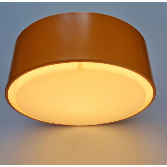 Mid-Century Flush Mount by Clemmensen & Jørgen Bo for Fog & Mørup, Denmark, 1960s For Sale - Image 9 of 11