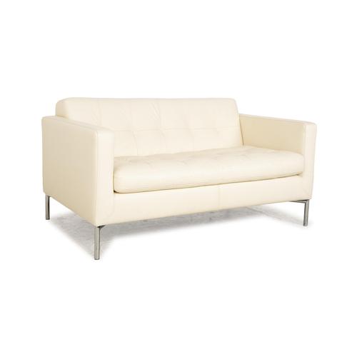 Cream Leather 2-Seater Sofa from Machalke For Sale - Image 4 of 10