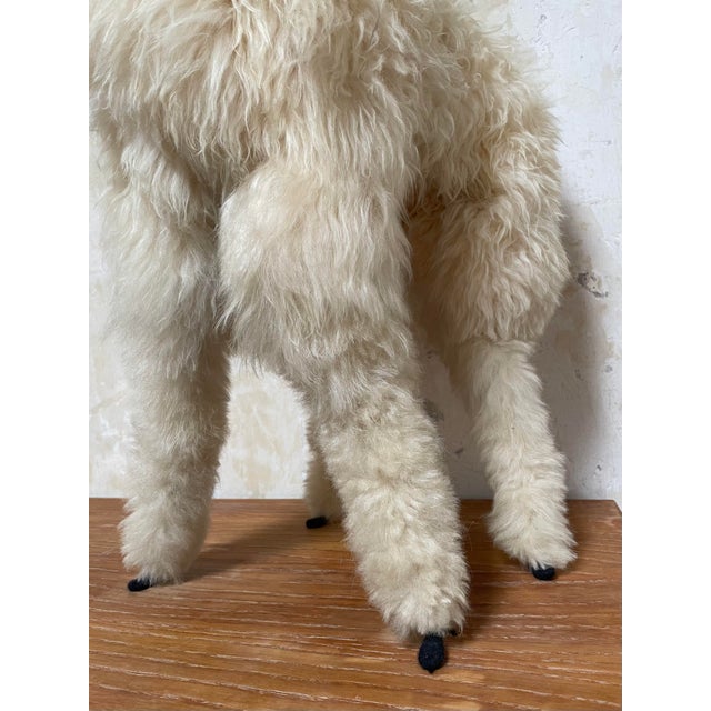 Textile Vintage 1970s Large Handmade Alpaca Fur Sculpture For Sale - Image 7 of 11