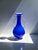 Postmodern Kobalt Blue Handle Vase, 1990s For Sale - Image 6 of 6